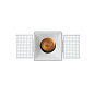 ART-SQF-180 LED светильник встраиваемый безрамочный полуповоротный Downlight   -  Встраиваемые светильники 